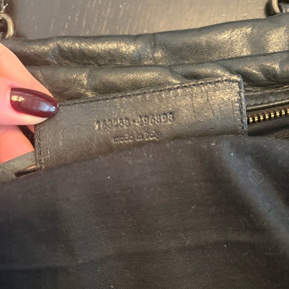 Balenciaga Velo City Black Leather Shoulder Tote Bag - Picture 8 of 15